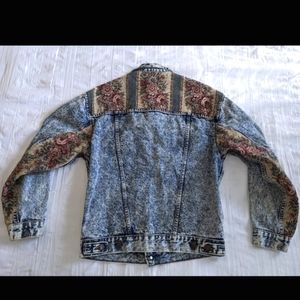 Vintage Levi's Floral Denim Jacket - 90s Y2k Eclectic Aesthetic